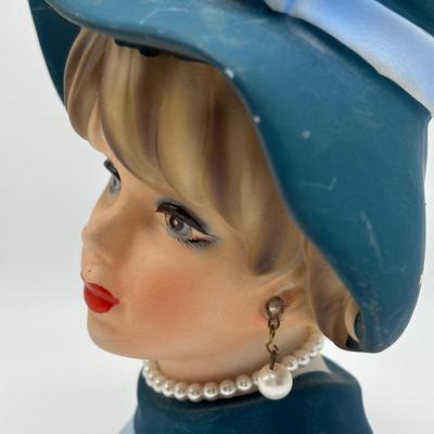 LOT 100: Vintage Napco Ware Lady Head Vase