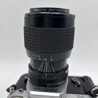 LOT 101: Nikon FG-20 35mm Film Camera w/50mm f/1.8 Lens