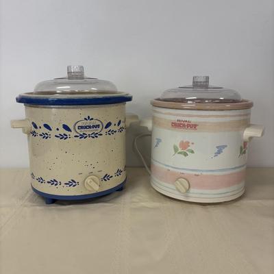 LOT 109: Rival Crock Pots - Untested