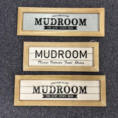 LOT 110: First Impressions Mud Room Signs (3)
