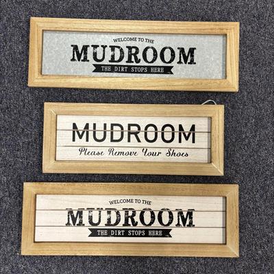 LOT 110: First Impressions Mud Room Signs (3)