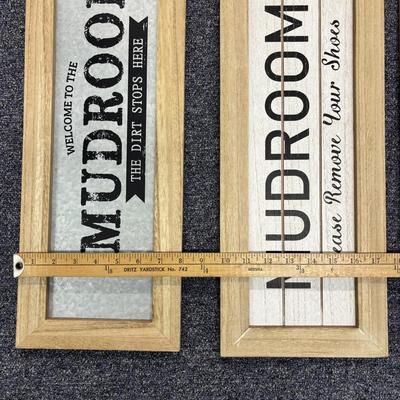LOT 110: First Impressions Mud Room Signs (3)