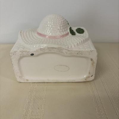 LOT 113: Rae Dunn Artisan Collection "Love" Lamp, Windsor Style Doll Gossip Bench, Signed & Dated Pressed Flower Wall Art...