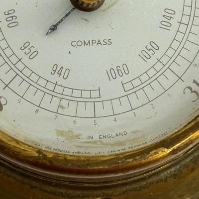 LOT 141: Vintage Marine Barometer, Boro of Riverton Zone Plan Map, Paper Weights, Ashtrays, & Esquire Magazine