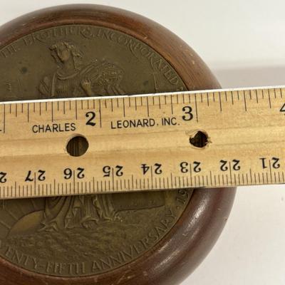 LOT 141: Vintage Marine Barometer, Boro of Riverton Zone Plan Map, Paper Weights, Ashtrays, & Esquire Magazine