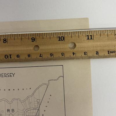 LOT 141: Vintage Marine Barometer, Boro of Riverton Zone Plan Map, Paper Weights, Ashtrays, & Esquire Magazine