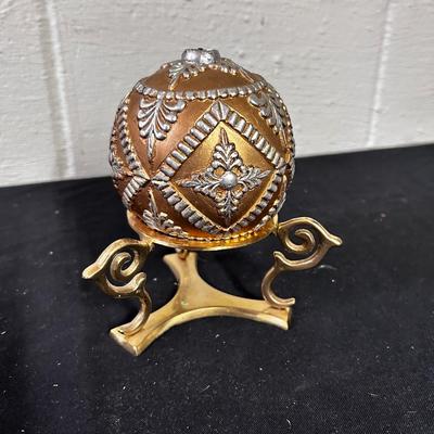 Vintage Christmas ornament candle