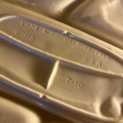 1958 LANE&CO HOTDOG PLATTER USA