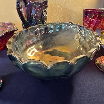 CARNIVAL GLASS LOT