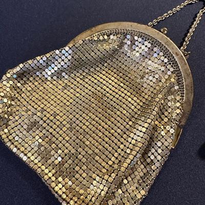 MESH PURSE, COSTUME JEWEL LOT