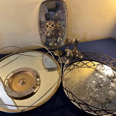 BRASS AND GOLD DÉCOR LOT