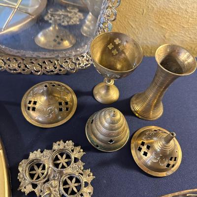 BRASS AND GOLD DÉCOR LOT