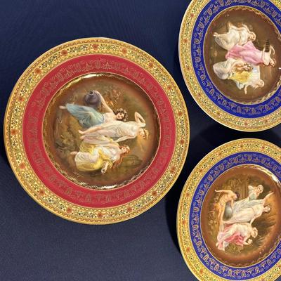 REMBRANDT CZECHOSLOVAKIA CABINET PLATE LOT