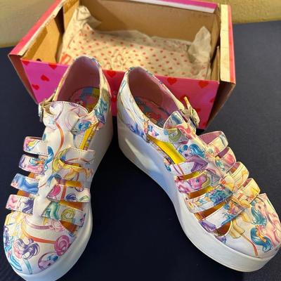 IRON FIST MERRY GO ROUND MY LITTLE PONY WEDGE SHOES