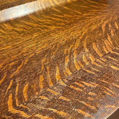 ANTIQUE TIGER OAK BUFFET
