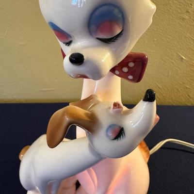VINTAGE ARTMARK "HI FRIEND" DOG LAMP