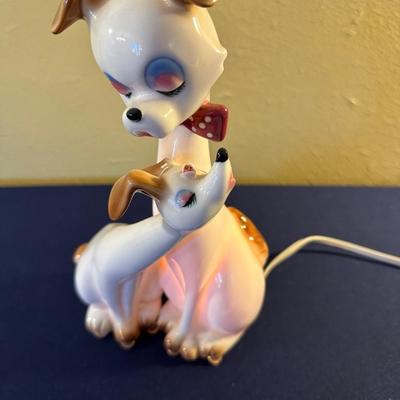 VINTAGE ARTMARK "HI FRIEND" DOG LAMP