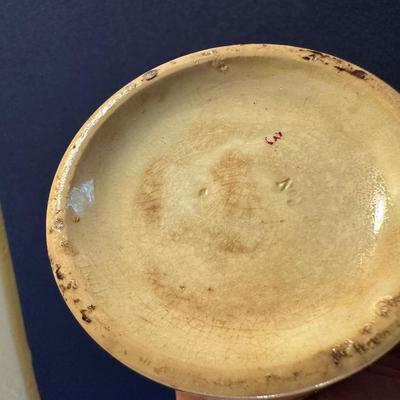 ANTIQUE PRATT WARE PASTE JAR PAIR