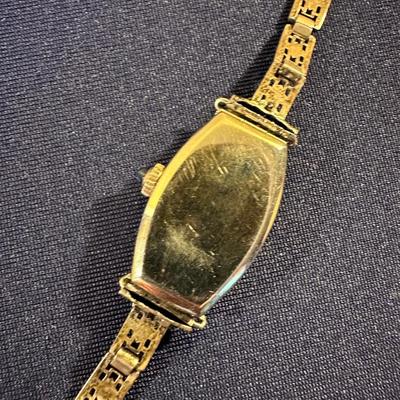 Art Deco Sterling Sapphire Watch