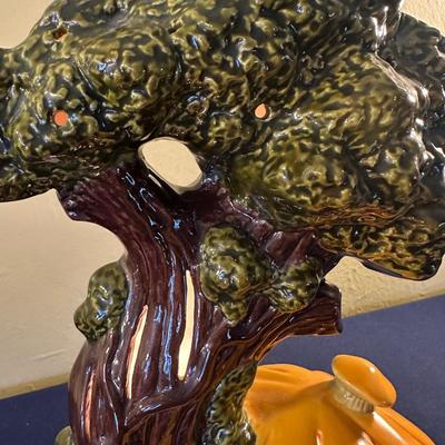 VINTAGE ELF MUSHROOM LAMP