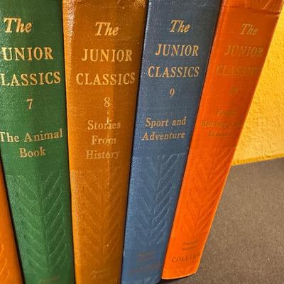 THE JUNIOR CLASSICS VINTAGE BOOK SET