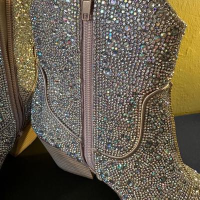 BETSEY JOHNSON SPARKLE BOOTS