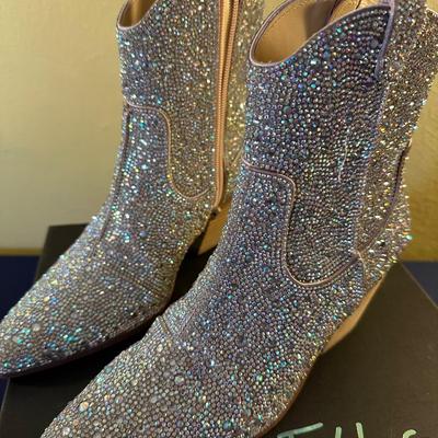 BETSEY JOHNSON SPARKLE BOOTS