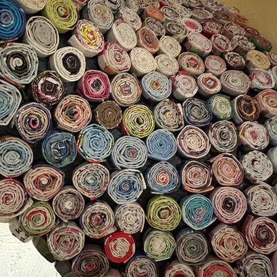 FOLK ART ROLLED PAPER BULL BUST