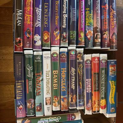 DISNEY VHS TAPE LOT
