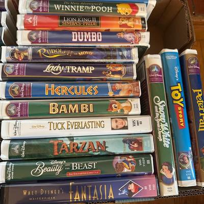DISNEY VHS TAPE LOT