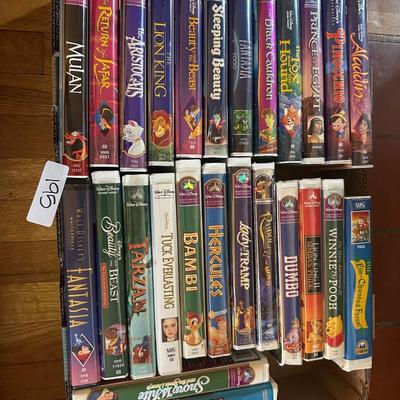 DISNEY VHS TAPE LOT