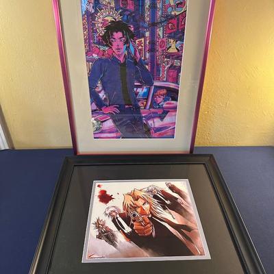 DEVILMAN CRYBABY ANIME PRINT LOT FRAMED