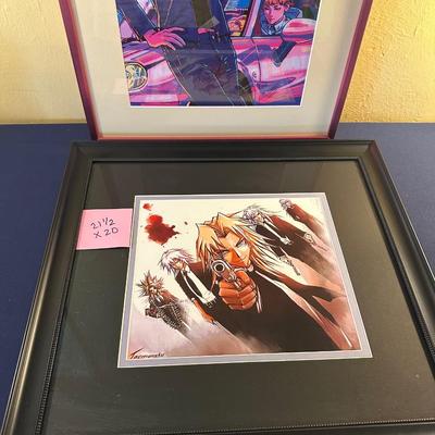 DEVILMAN CRYBABY ANIME PRINT LOT FRAMED