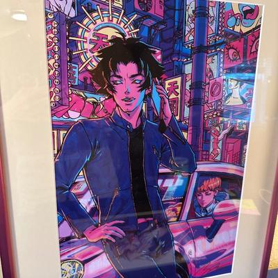 DEVILMAN CRYBABY ANIME PRINT LOT FRAMED
