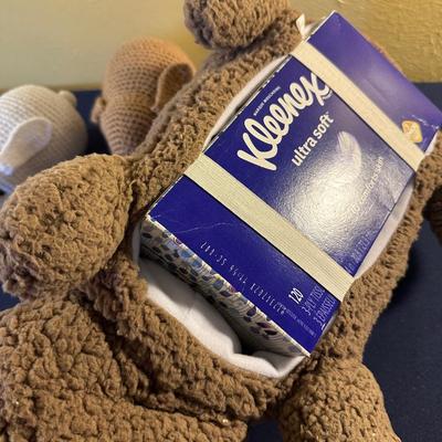 WEIMARANER LOVE PLUSH TISSUE HOLDER RABBIT LOT