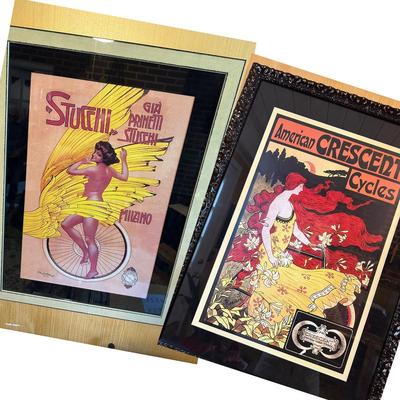 AMERICAN CRESCENT CYCLES, STUCCHI MILANO POSTERS FRAMED PRINT