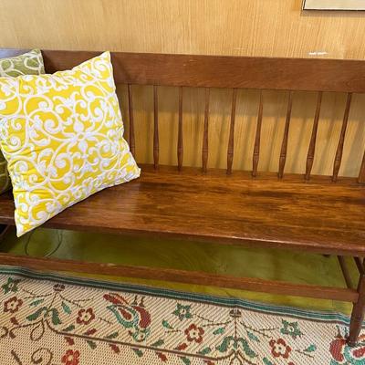 VINTAGE WOOD BENCH