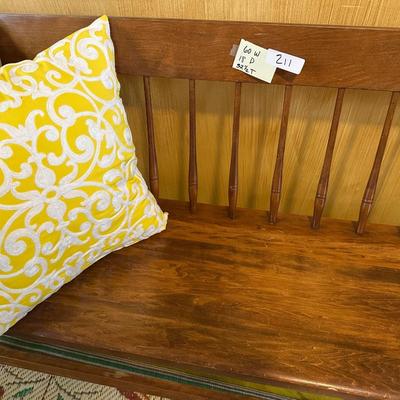 VINTAGE WOOD BENCH