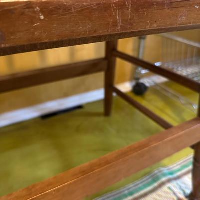 VINTAGE WOOD BENCH
