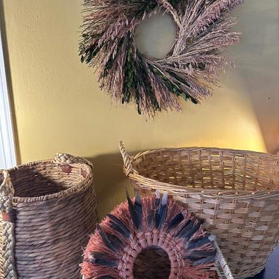 BASKET, WREATH LOT