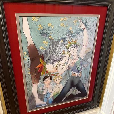 YURI ON ICE ANIME FRAMED PRINT