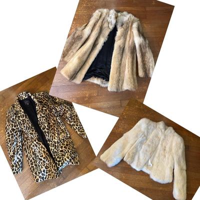 WOMENS FUR AND COAT LOT