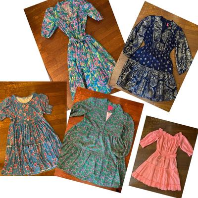 WOMENS DRAPER JAMES, LILY PULITZER DRESS LOT