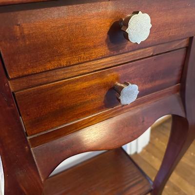 2 DRAWER END TABLE