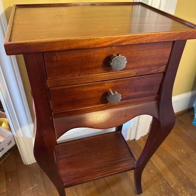 2 DRAWER END TABLE