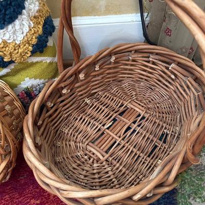 ELEPHANT HAMPER, PILLOW, BASKET, HAT LOT