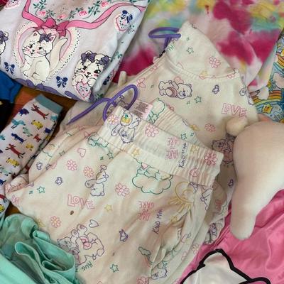 HELLO KITTY, SNOOPY, CARE BEARS AND MORE WOMENS CLOTHING SLEEPWEAR LOT