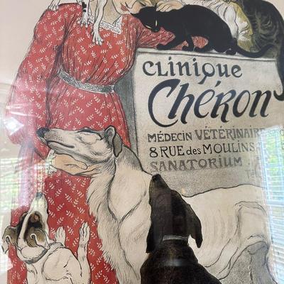 CLINIQUE CHEKON FRAMED POSTER