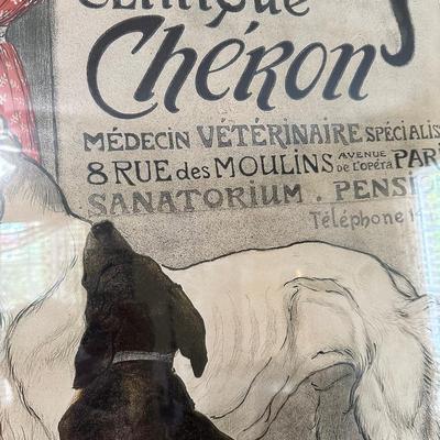 CLINIQUE CHEKON FRAMED POSTER