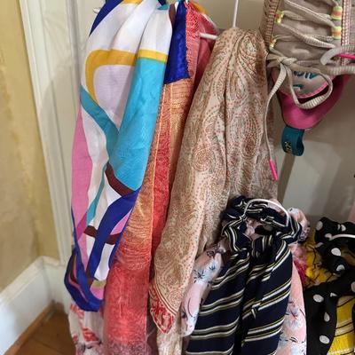 WOMENS SHOES, SCARVES